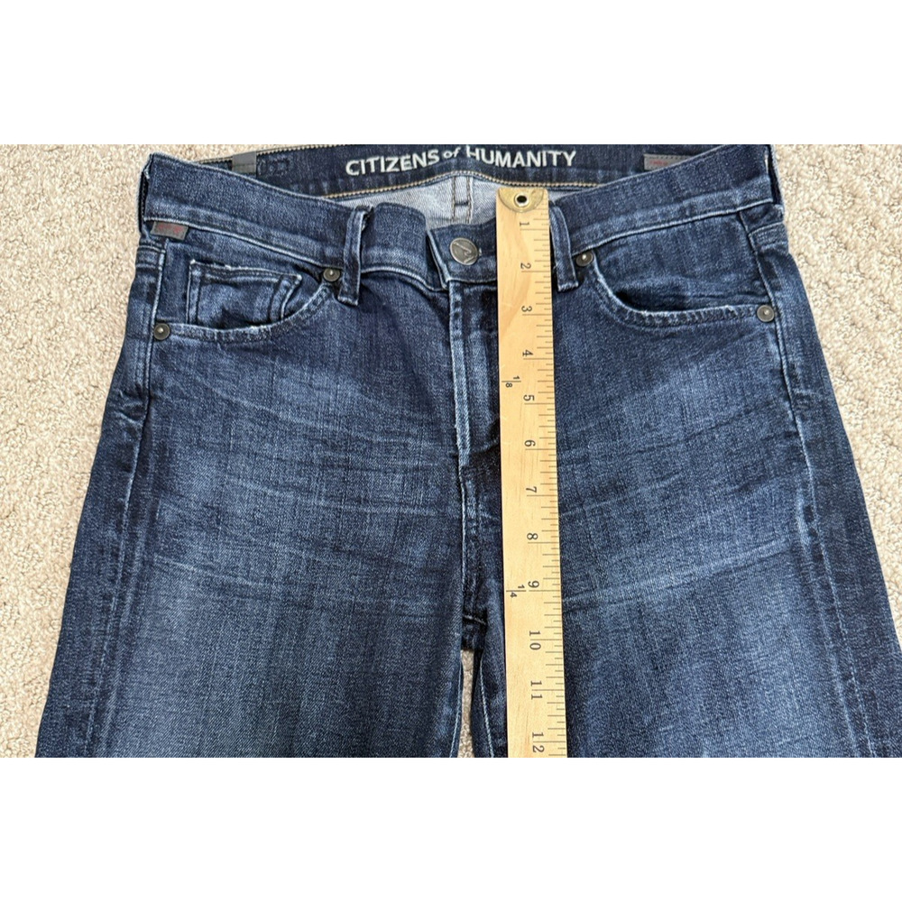 Citizen Of Humanity Amber Medium Rise Bootcut Women's Dark Blue Jeans 27x30 - Picture 6 of 14